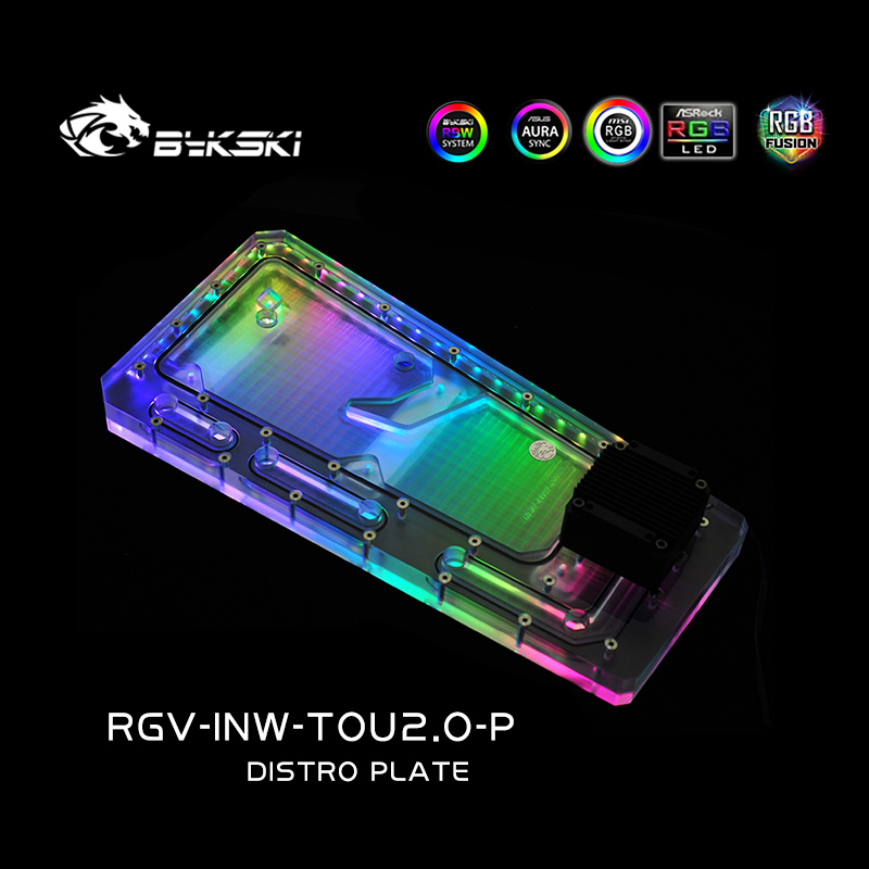 Distro Plate Ddc Pump Combo - استخدام حل قناة المياه للوحة الأكريليك
