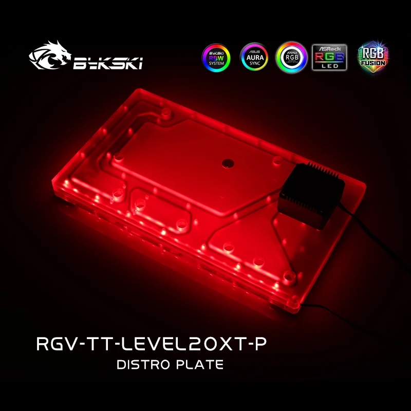 Bykski RGV-TT-LEVEL20XT-P لوحة - مراجعة Distro Plate Ddc Pump Combo وسعره