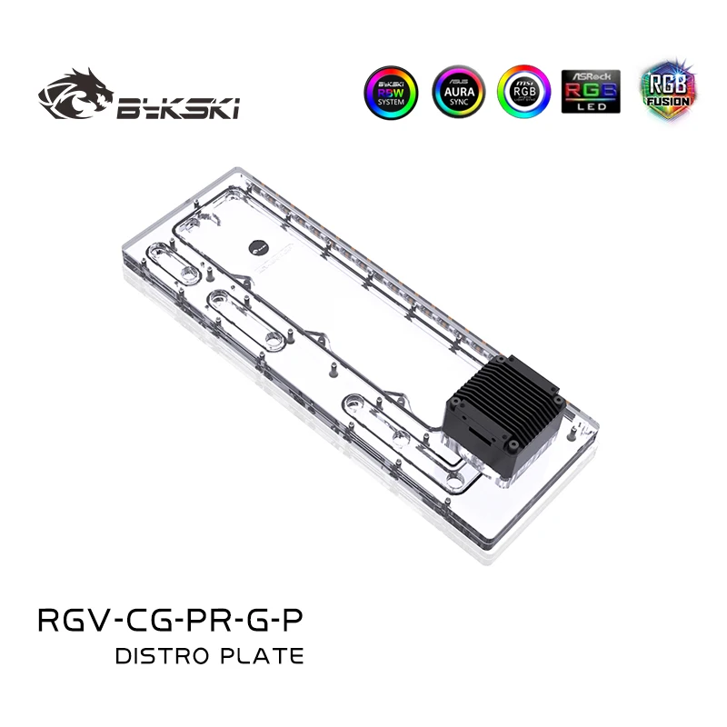 خزان أكريليك BYKSKI RGV-CG-PR- - مراجعة Distro Plate Ddc Pump Combo وسعره