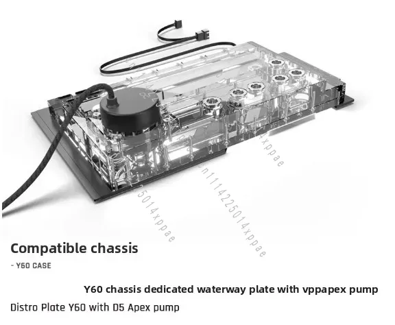 حوض تبريد مائي وحاجز مائي G1/4 - مراجعة Integrated Pump Reservoir Distro Plate وسعره