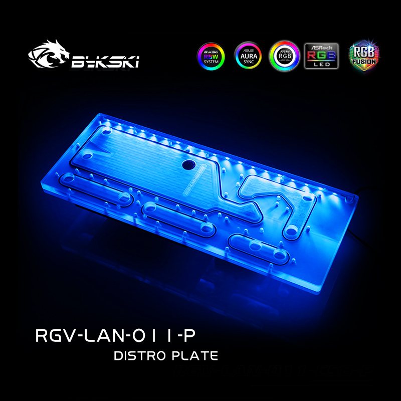 BYKSKI RGV-LAN-O11-P لوحة توزي - مراجعة Distro Plate Ddc Pump Combo وسعره