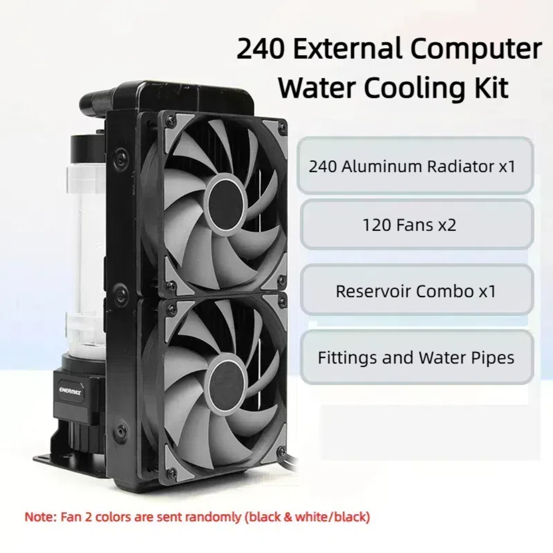 مجموعة مشعاع ألومنيوم لتبريد ا - مراجعة External Radiator Water Cooling Kit وسعره