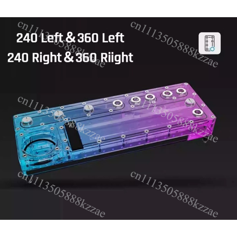 لوحة توزيع المياه ألفا كول كور - مراجعة Integrated Pump Reservoir Distro Plate وسعره