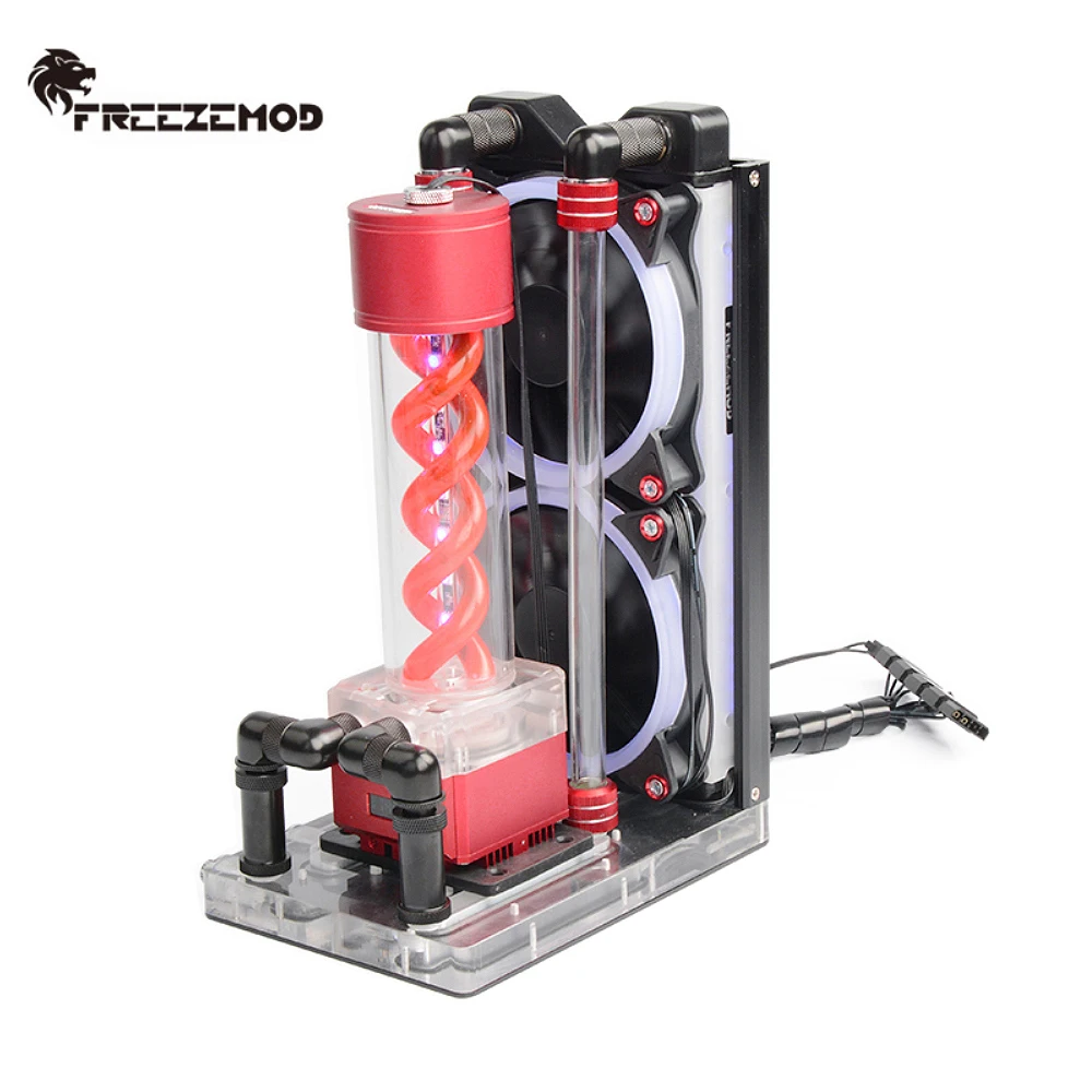 طقم تبريد خارجي للكمبيوتر المح - مراجعة External Radiator Water Cooling Kit وسعره